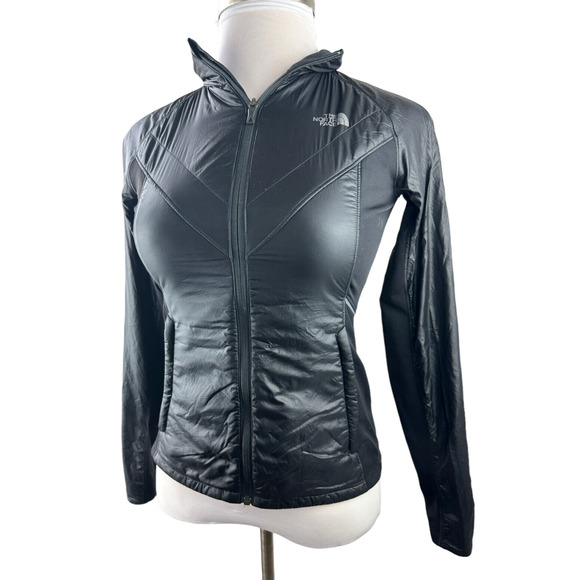 The North Face Flight Touji Jacket Black Full Zip Puffer Women's Small *Flawed - Picture 4 of 16